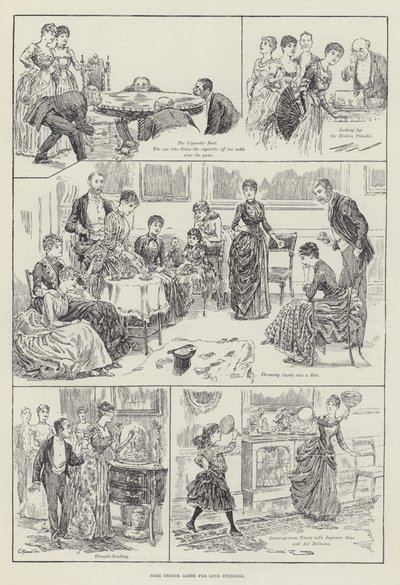 Några inomhusspel för långa kvällar av Edward Morant Cox